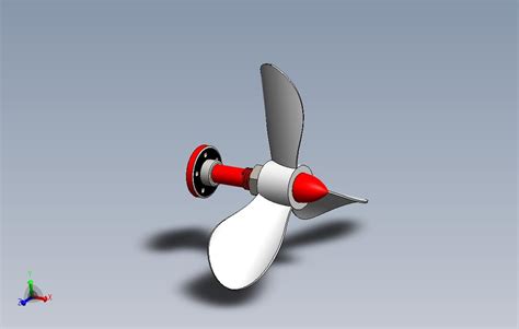 船用螺旋桨桨叶 Solidworks 2009 模型图纸免费下载 懒石网