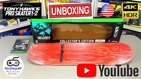 Tony Hawk S Pro Skater 1 2 Collector S Edition Xbox One Unboxing