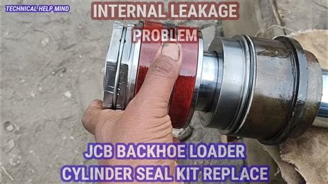 JCB BACKHOE LOADER SEAL KIT CHANGE INTERNAL LEAKAGE PROBLEM SOLVE