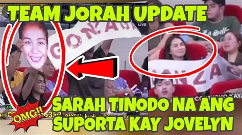 Team Jorah Update Sarah Garcia Perfect Pa Sa Perfect Talaga Ang Suporta Kay Jovelyn Gonzaga