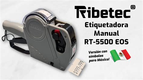 Ribetec RT 5500 EOS Etiquetadora Manual Marca Precio Descuentos Lotes