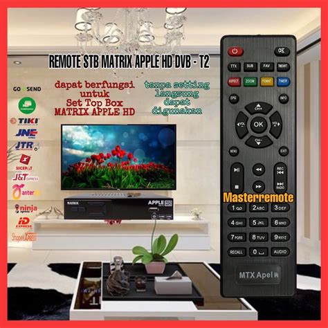 Jual Remot Remote Set Top Box Dvb T Matrix Apple I Shopee Indonesia