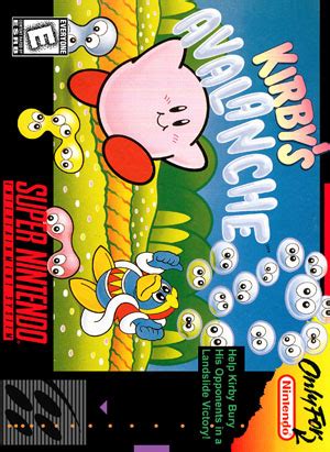 Kirbys Avalanche Retro Game Cases