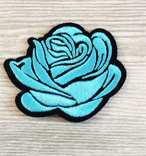 Embroidered Iron On Patch Patches Nature Flower Decoration Etsy