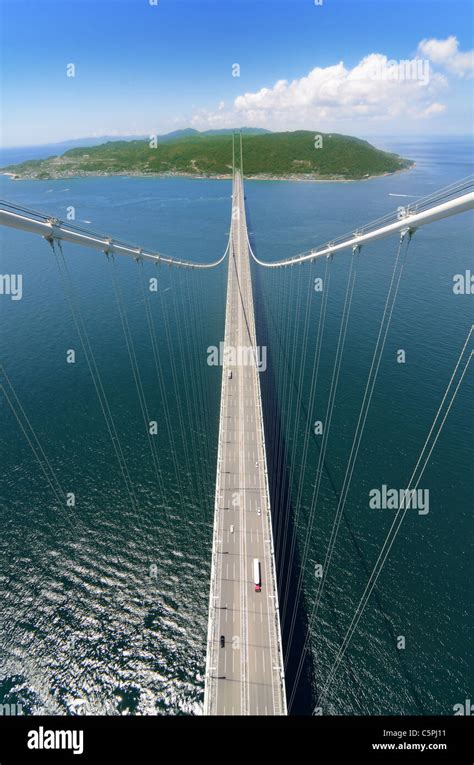 Akashi Kaikyo Bridge Japan Aerial Hi Res Stock Photography And Images