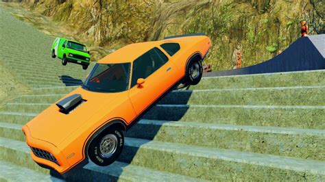 DESCENDO A ESCADARIA No MODO LOUCURA BeamNG Drive Beamngdrive YouTube