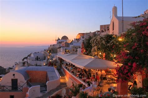 Every footstep is a walk to remember.: The Legendary Sunset in Oia ...