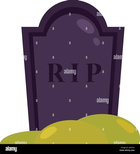 Tombstone And Grass Stock Vector Image And Art Alamy