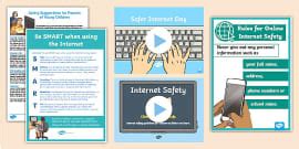 KS2 Safer Internet Day Multiple Choice Quiz Teacher Made