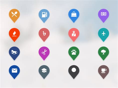 map icons  ahmad firoz  dribbble