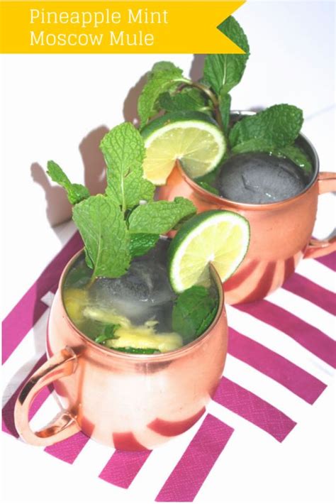 Pineapple Mint Moscow Mule Recipe