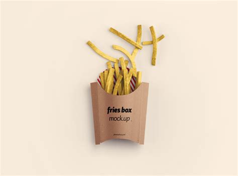 Fries Box Mockup Psd Free Mockup World