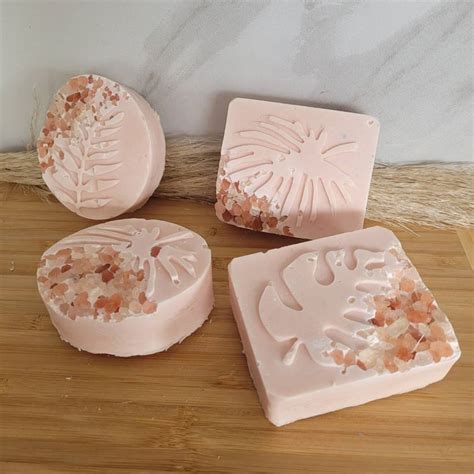 Valentines Himalayan Pink Salt Soap Bar Felt