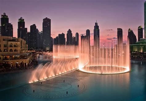 The Music Fountain In Dubai - WATER SHOW