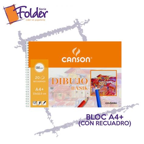 Bloc Con Recuadro A4 Canson