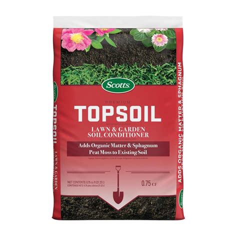 Scotts Premium Cu Ft Top Soil The Home Depot