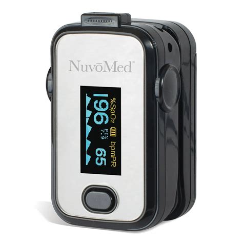 Nuvomed Fingertip Pulse Oximeter Blood Oxygen Saturation Monitor Spo2