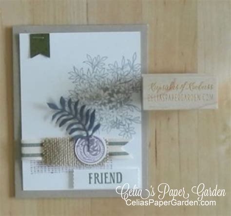 Awesomely Artistic Stampin Up Card Idea Celias Paper Garden