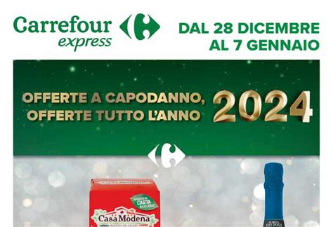 Volantino Carrefour Express Dal 28 Dicembre 2023 Al 7 Gennaio 2024