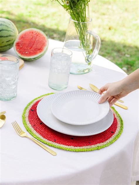 Watermelon Placemats Summer Celebration Watermelon Placemats