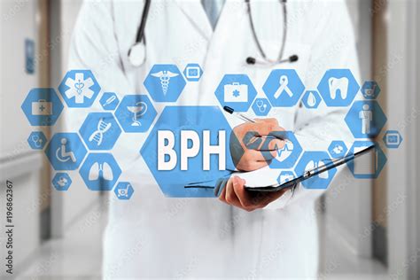 Medical Doctor And Bph Benign Prostatic Hyperplasia Words In Medical