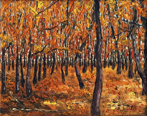 Fall Forest Painting at PaintingValley.com | Explore collection of Fall ...