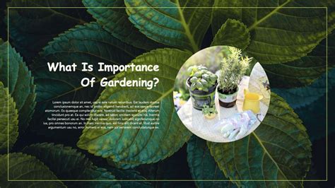 Gardening Powerpoint To Keynote