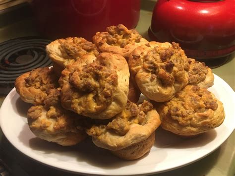 Irresistible Sausage And Cream Cheese Biscuit Bites Recipe Kitch Me Now