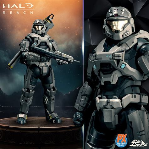 Halo Reach Re Edit Spartan B Noble Six Scale Action Figure