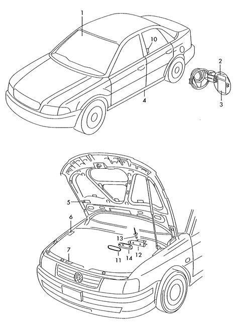 Volkswagen Passat Variant 2000 2009 Type Plates Vag Etka Online