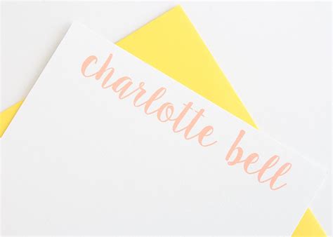 Personalized Stationery Stationery Set Personalized Stationary Set