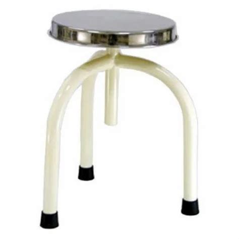 Mild Steel White SHM 133 Hospital Stool Powder Coated At Rs 1200 In Raipur