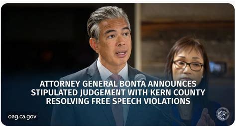 California Attorney General Bonta Announces Stipulated Judgment With