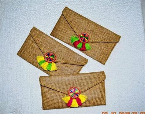 JUTE FUDNI ENVELOPE At Rs 70 Piece Gift Envelope Wedding Card