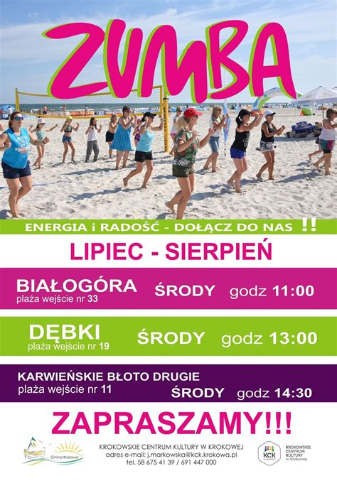 Odargowo ZUMBA na plaży Darmowe zajęcia