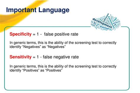 sensitivity  specificity powerpoint