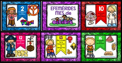 TE CUENTO UN CUENTO: Efemérides Mes de octubre