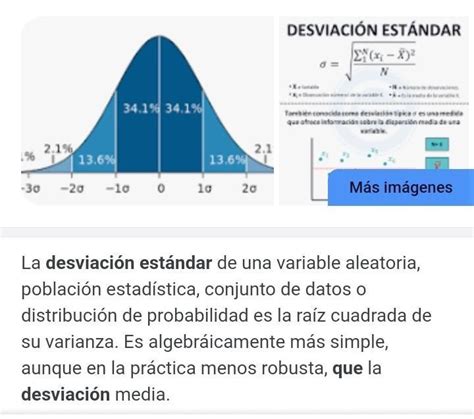 Definición de Desviación estándar Qué es Significado y Concepto