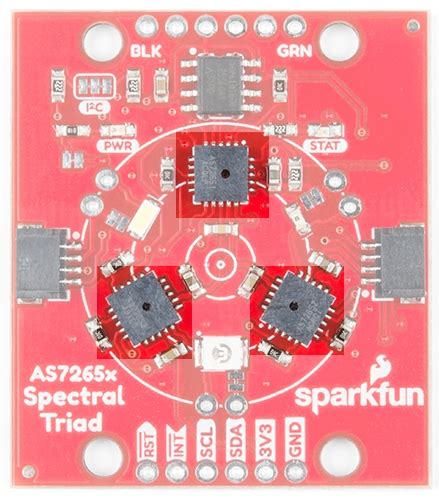 Spectral Triad AS7265x Hookup Guide SparkFun Learn