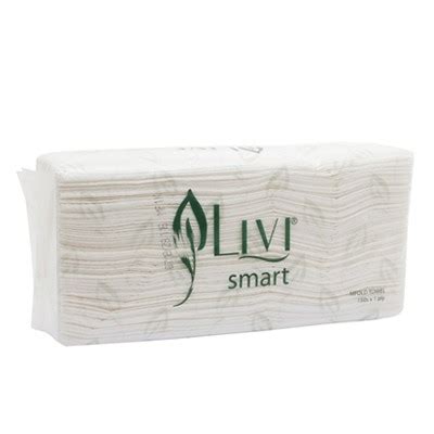 Jual LIVI Tissue Hand Towel Smart Multifold Isi 150 Lembar 1ply