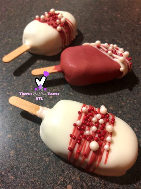 Valentine Cakesicles Yummy Ice Cream Desserts Creative Desserts