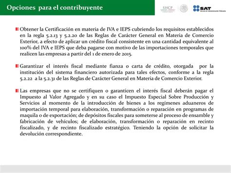 Ppt Esquema De Certificaci N En Materia De Iva Y Ieps Powerpoint