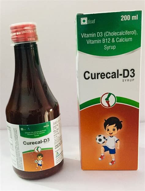 Curecal D Vitamin D Vitamin B Calcium Syrup Ml At Rs