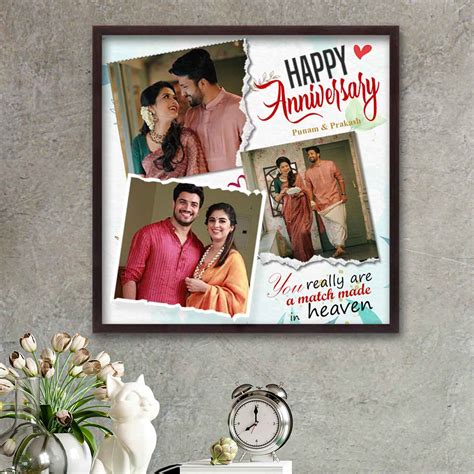 Personalised Wall Frame 24x24 for Wife Anniversary-Presto