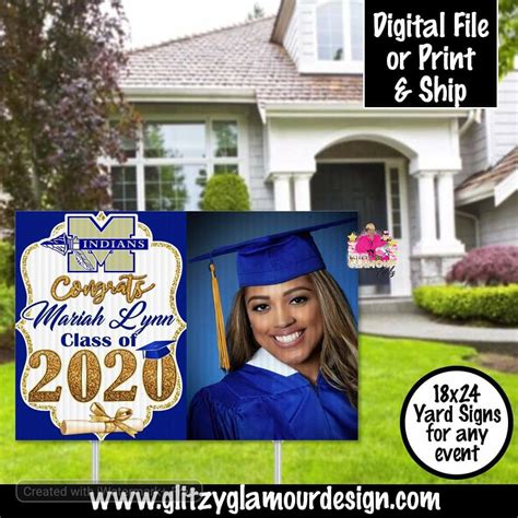 Yard Signs Graduation – Glitzy Glamour Designs