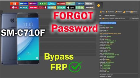 Samsung Galaxy C Bypass Frp Unlock Tool Sm C F Sm C