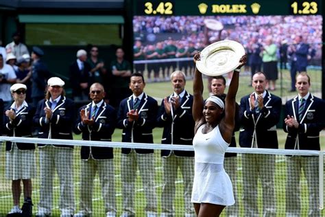 Ladies Singles Champion Serena Williams The Championships Wimbledon