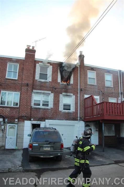 Yeadon Firefighters Assisted Darby Township With House Fire Yeadon