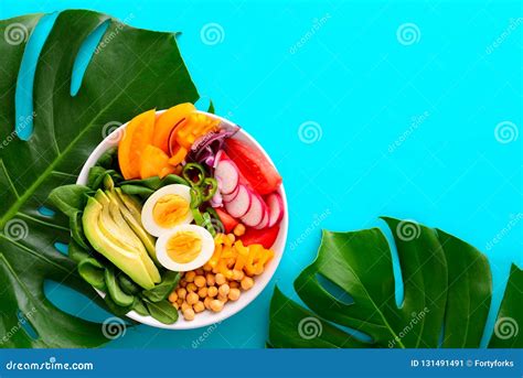 Freshly Cooked Buddha Bowl Salad Stock Image - Image of buddha ...