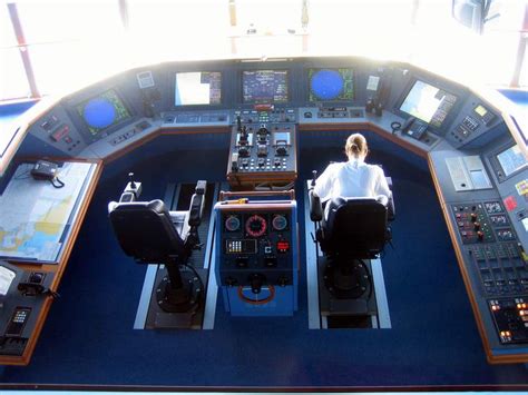 Bridge Control Station On Royal Caribbeans Explorer Of The Seas